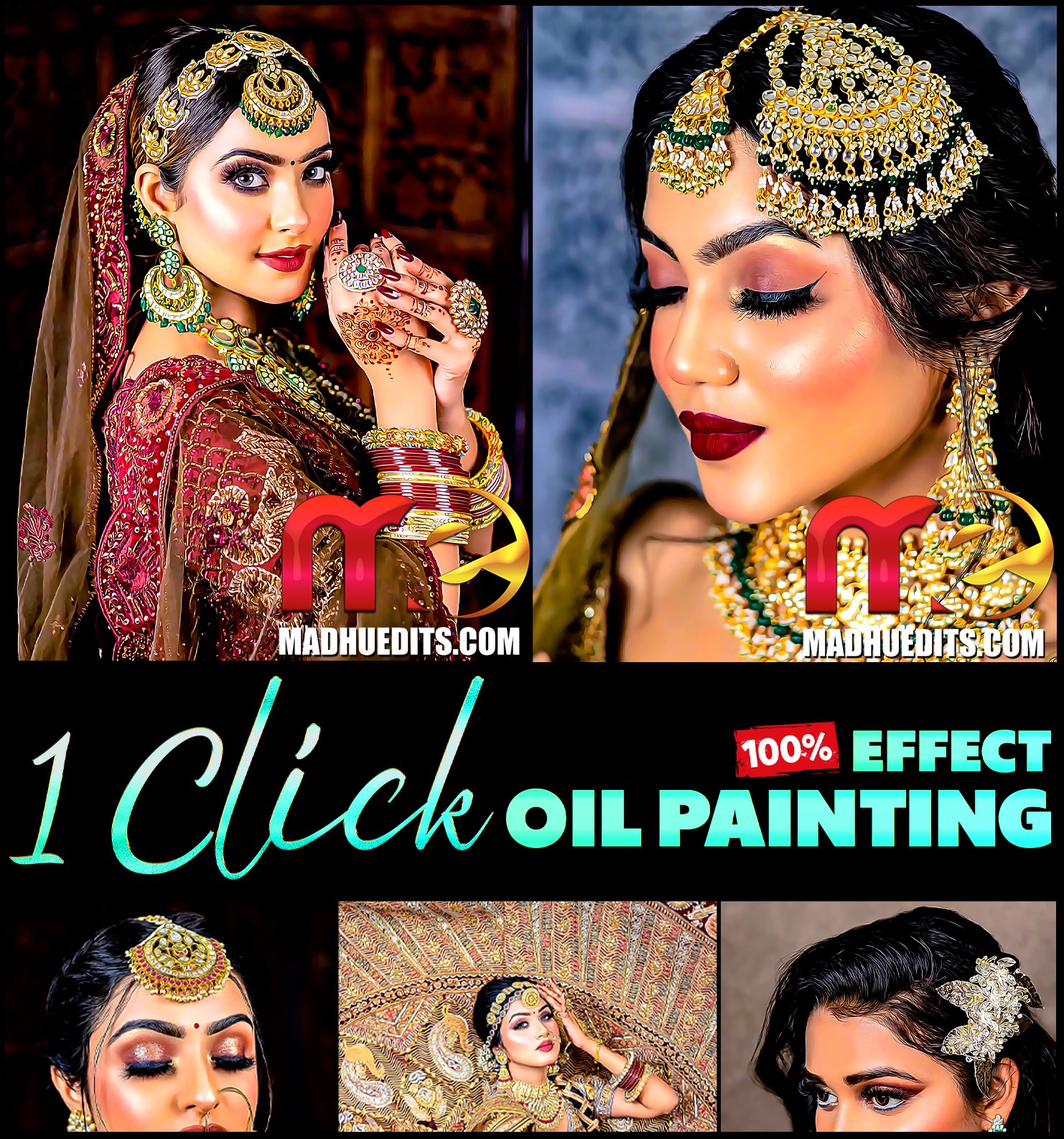 ONE CLICK – OIL PAINTING PS EFFECT