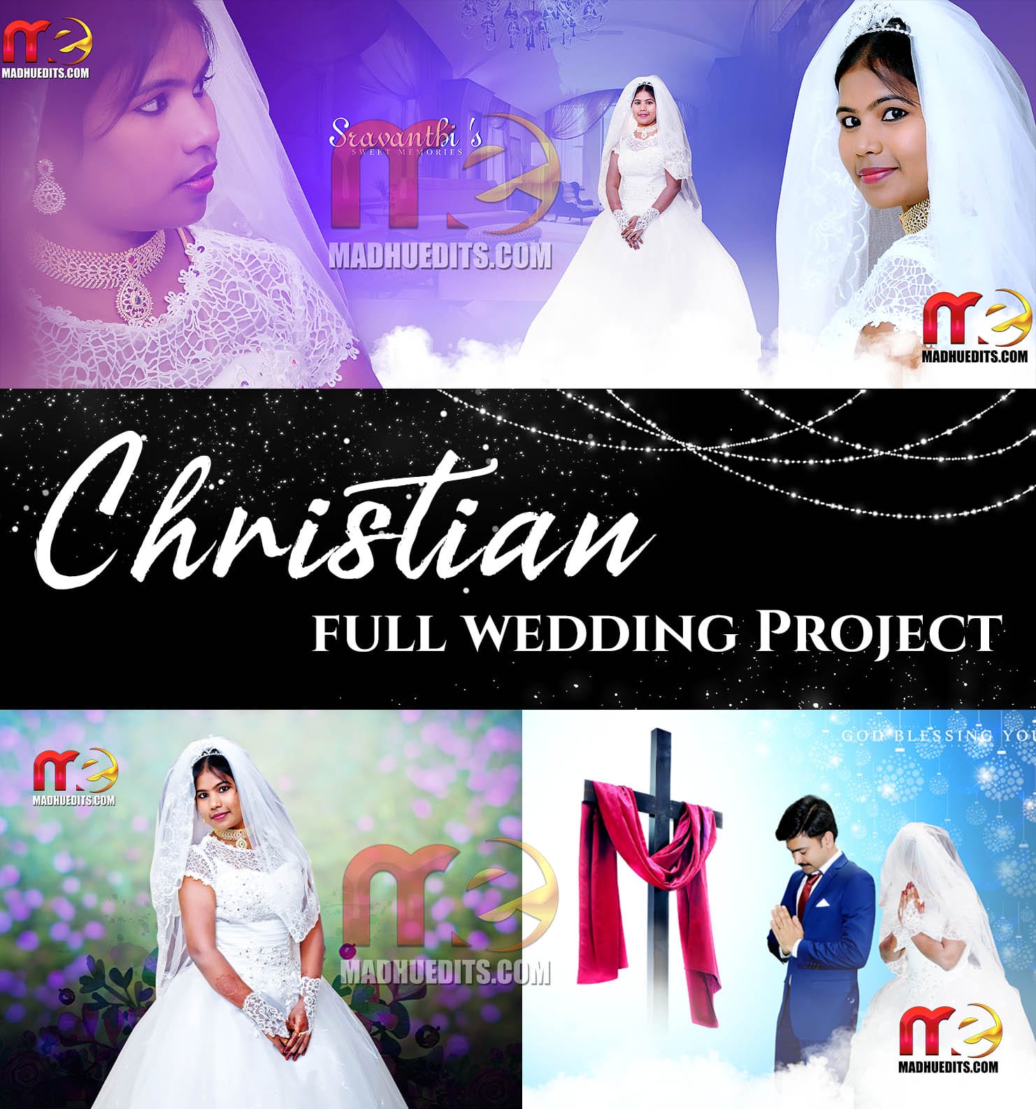 CHRISTIAN WEDDING ALBUM PSD – 90+ TEMPLATES