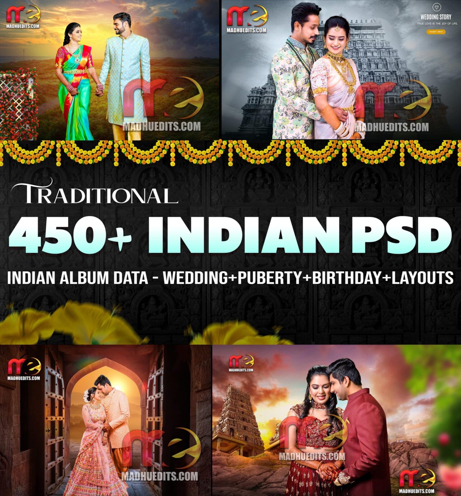 450+ NEW INDIAN WEDDING ALBUM PSD BIG OFFER PACK