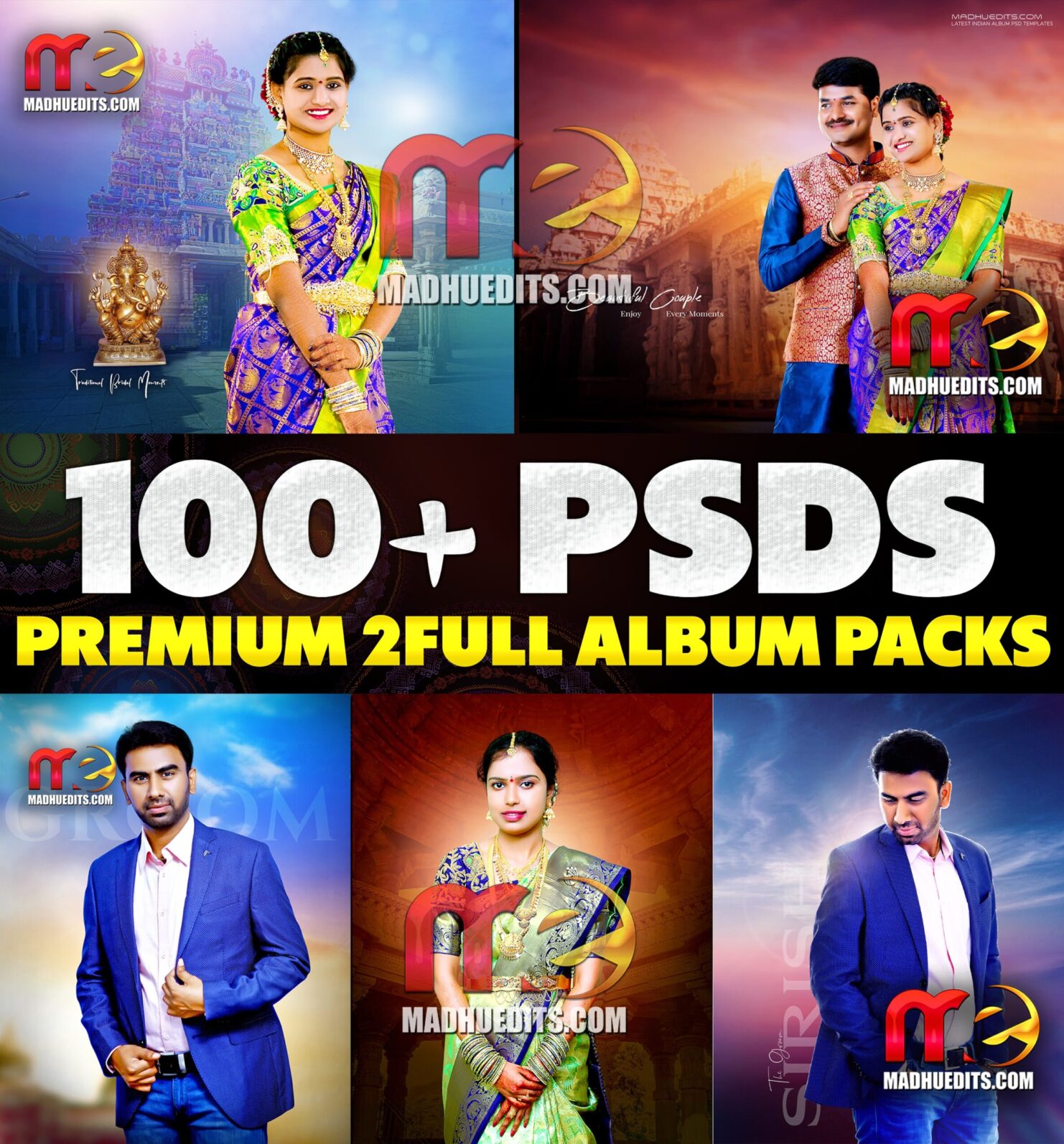 TRADITIONAL 2 FULL ALBUM PACKAGES – 100+ PSDS