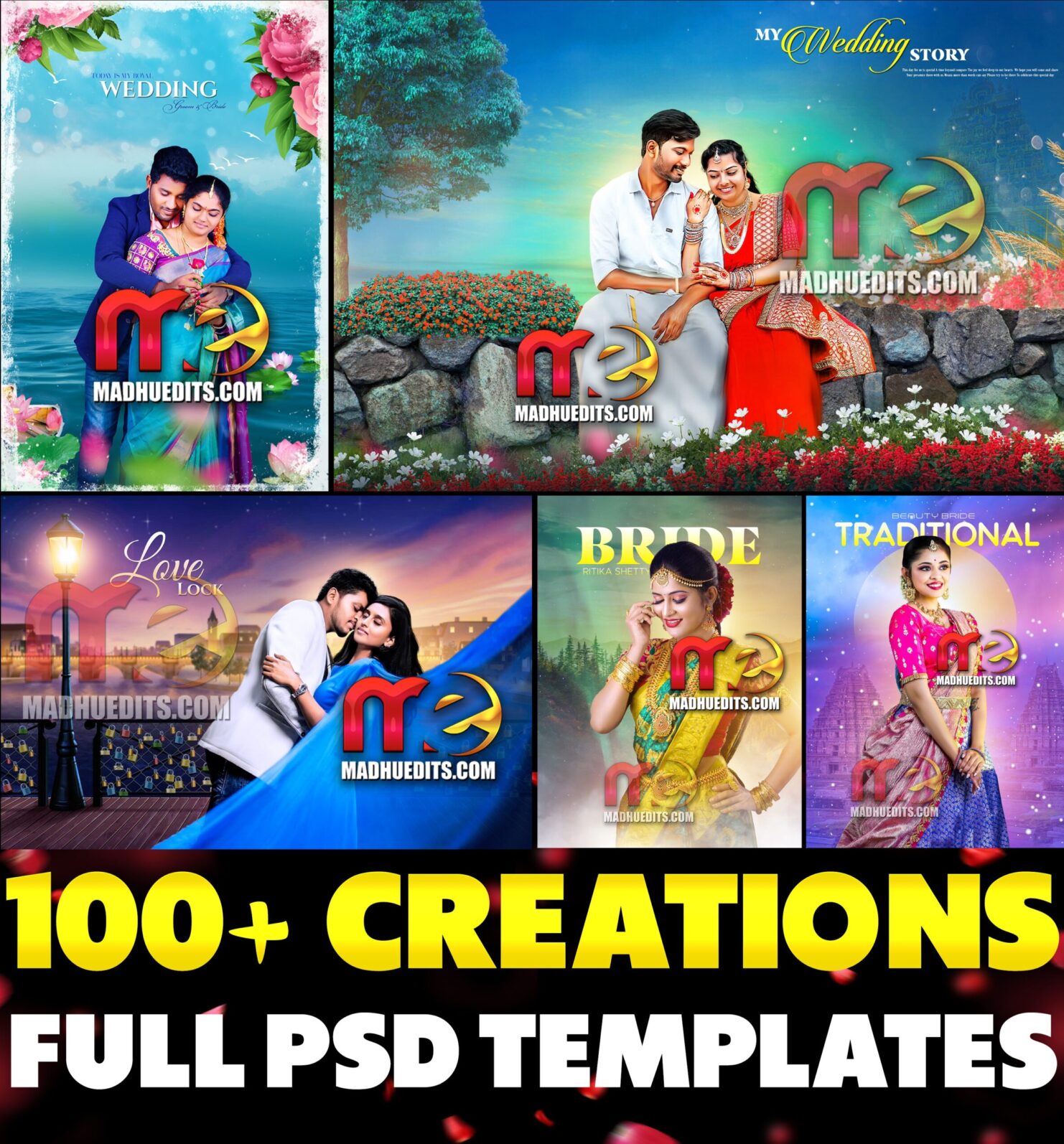 100+ INDIAN FULL CREATION PSD TEMPLATES – 2023