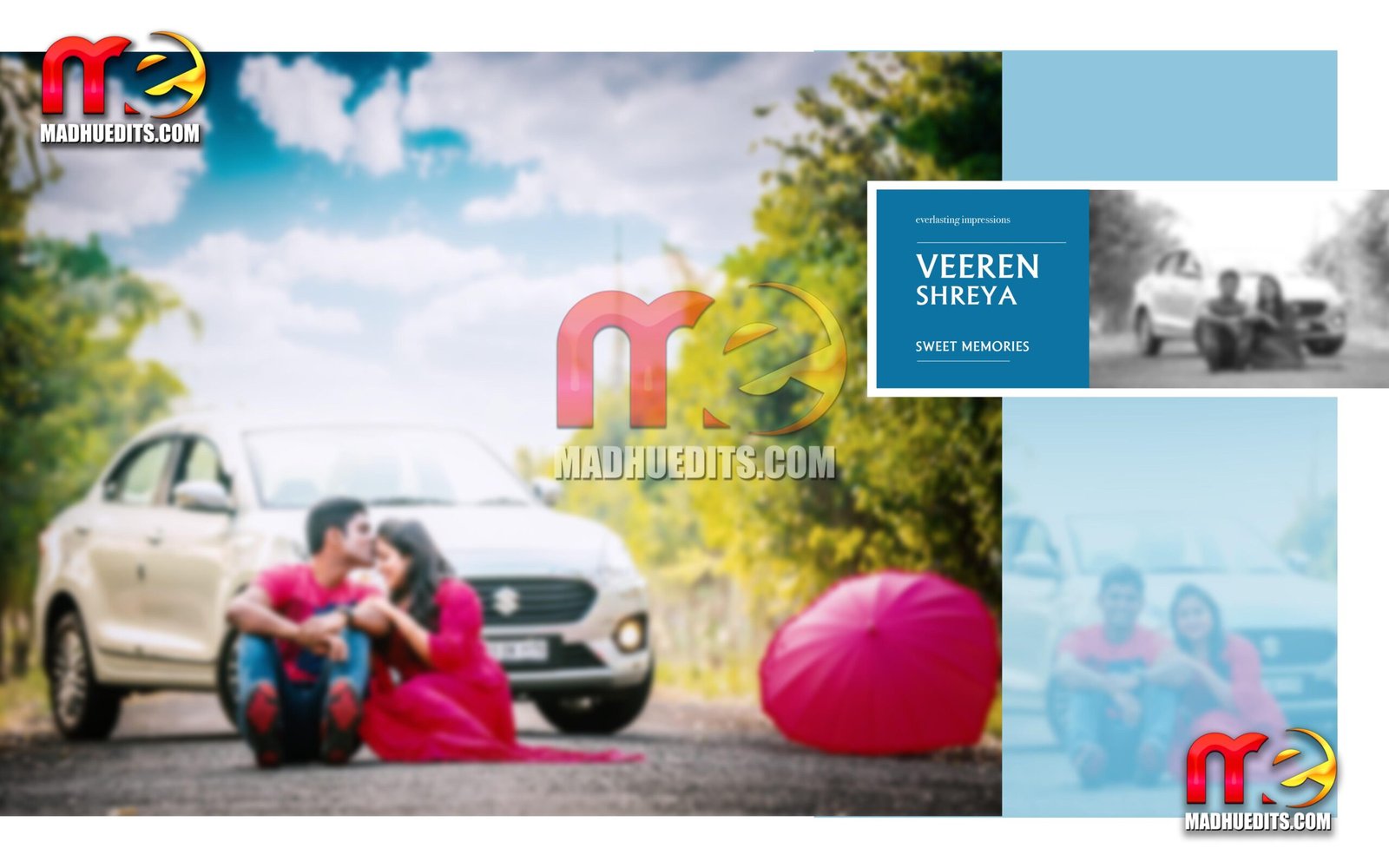15x24 Album Designs - Pre Wedding PSD - MadhuEdits