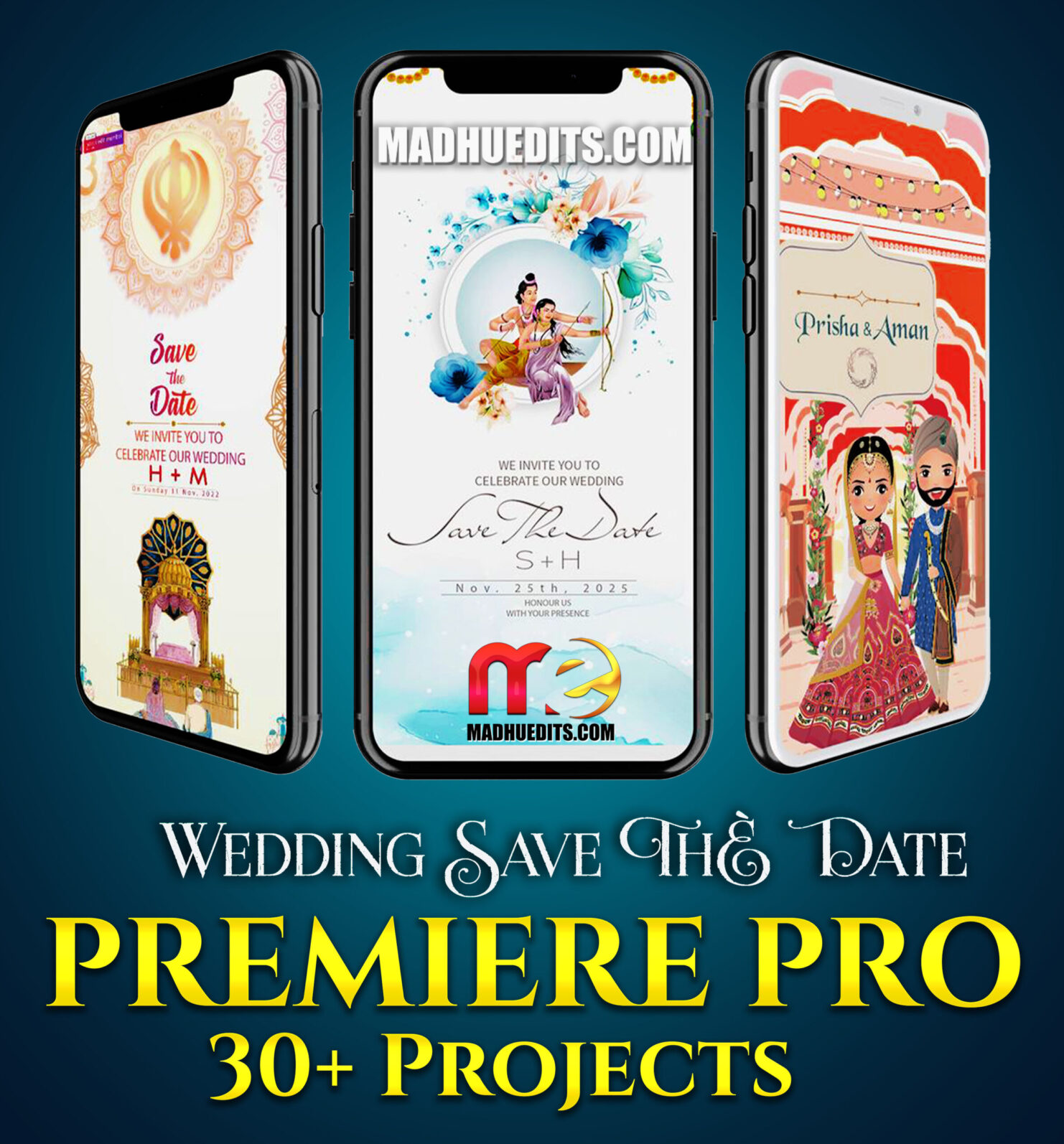 Wedding Save The Date – Premiere Pro Latest 30+ Projects