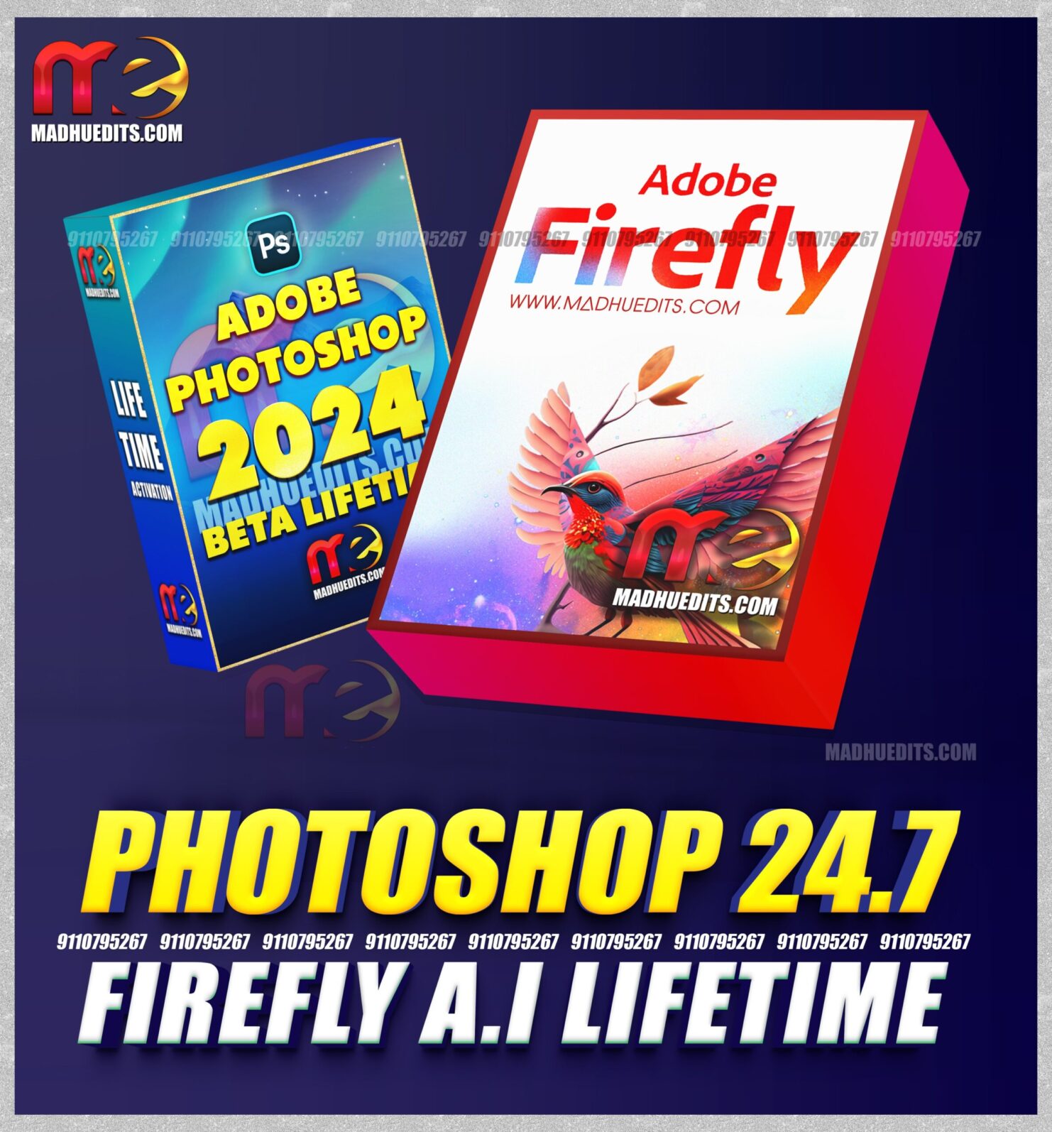 Adobe Photoshop 24 + Firefly A.I Lifetime