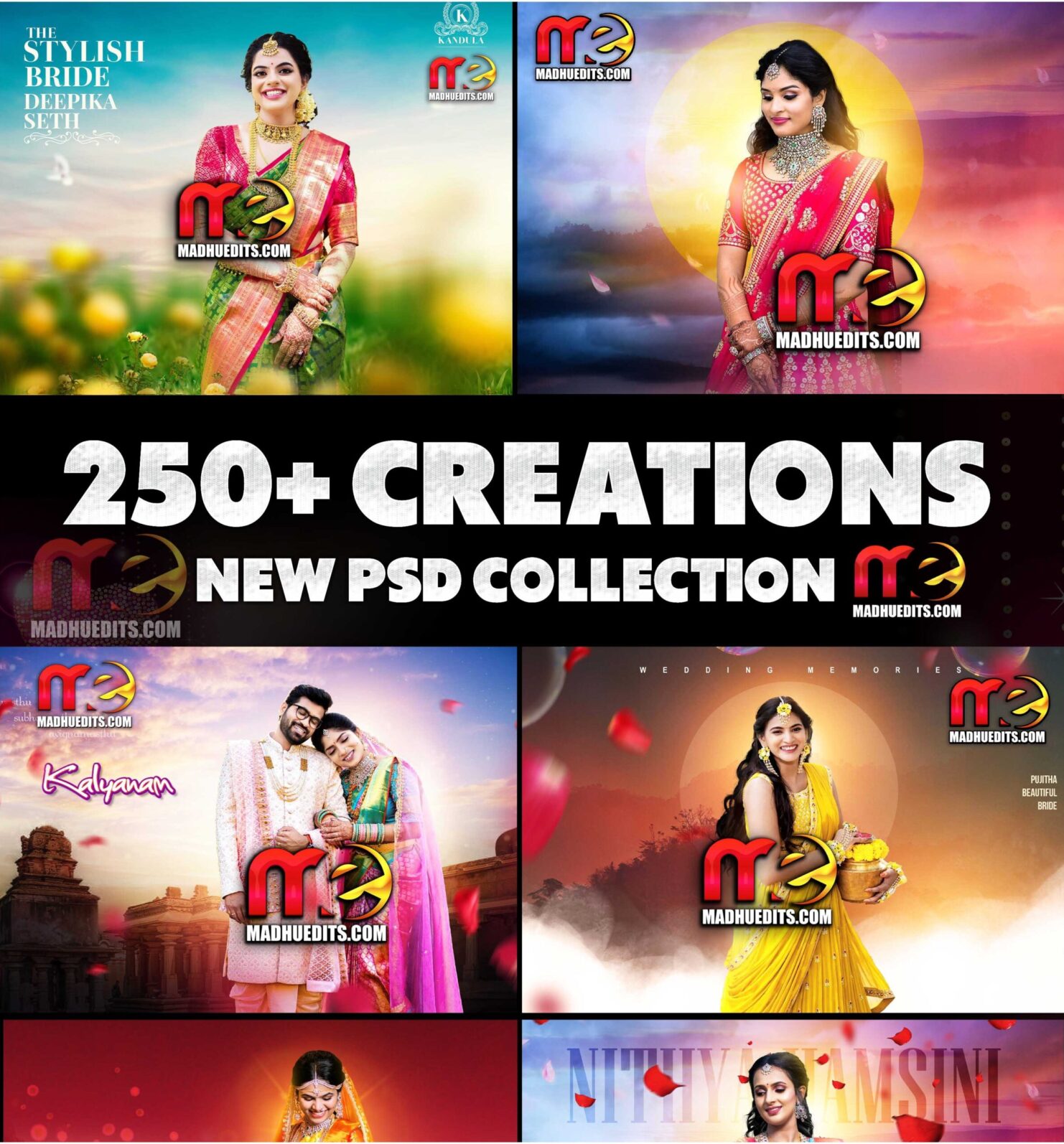 250+ NEW CREATIONS ALBUM PSD DESIGNS