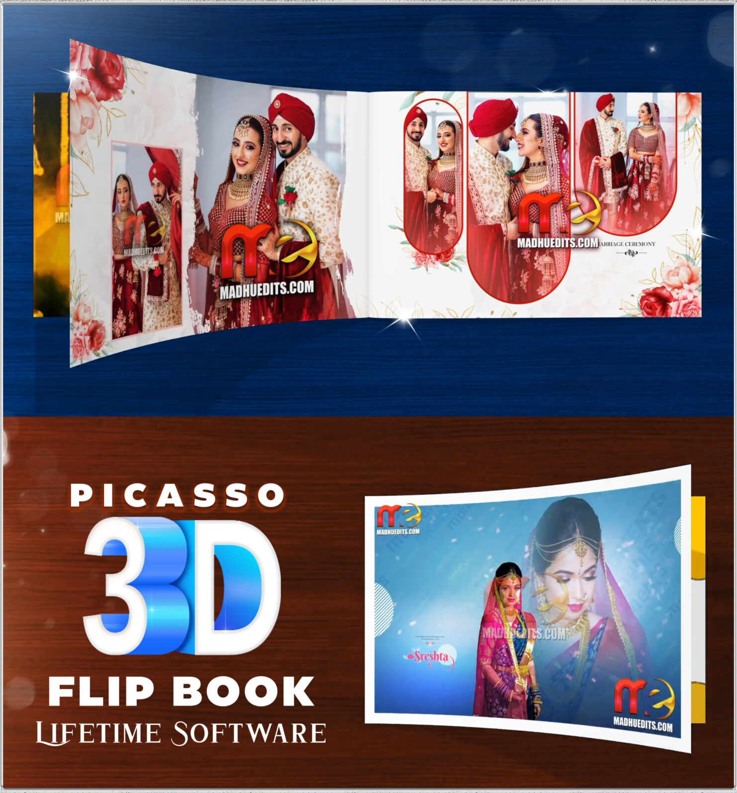 Picasso 3D FlipBook Video Maker Software