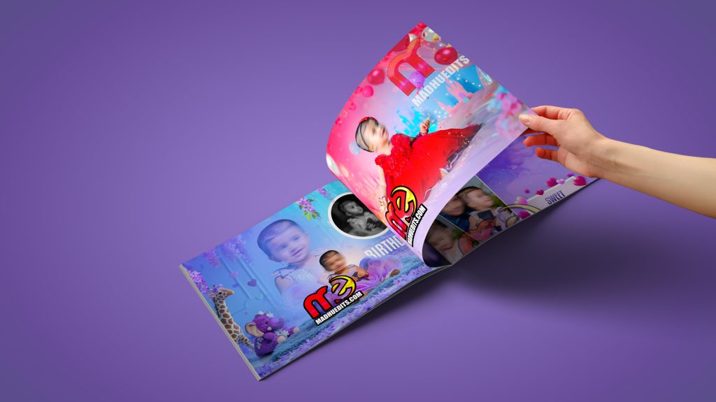 Happy Birthday Album PSD Files 12×36