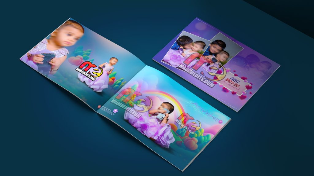 birthday album psd files free download