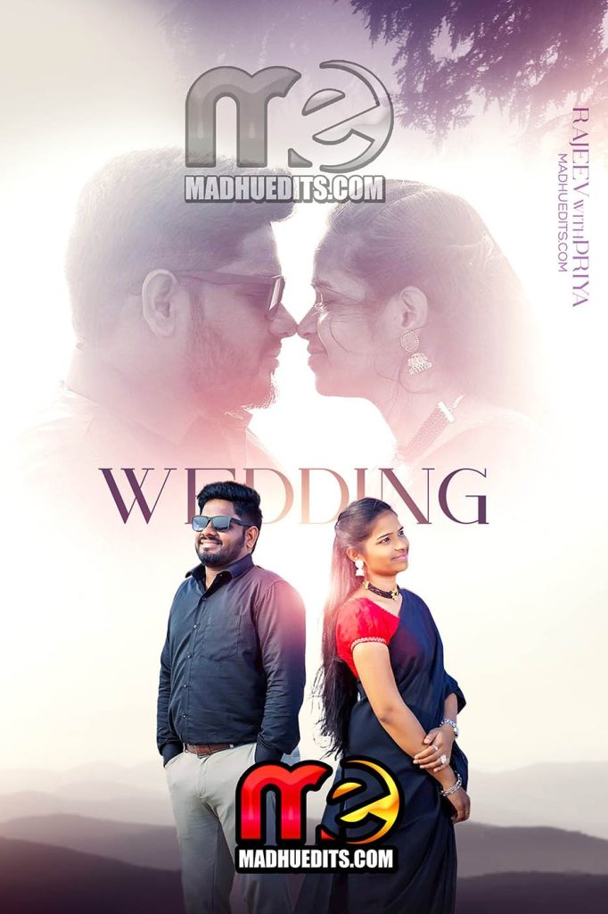 Photo Wedding Double Exposure PSD