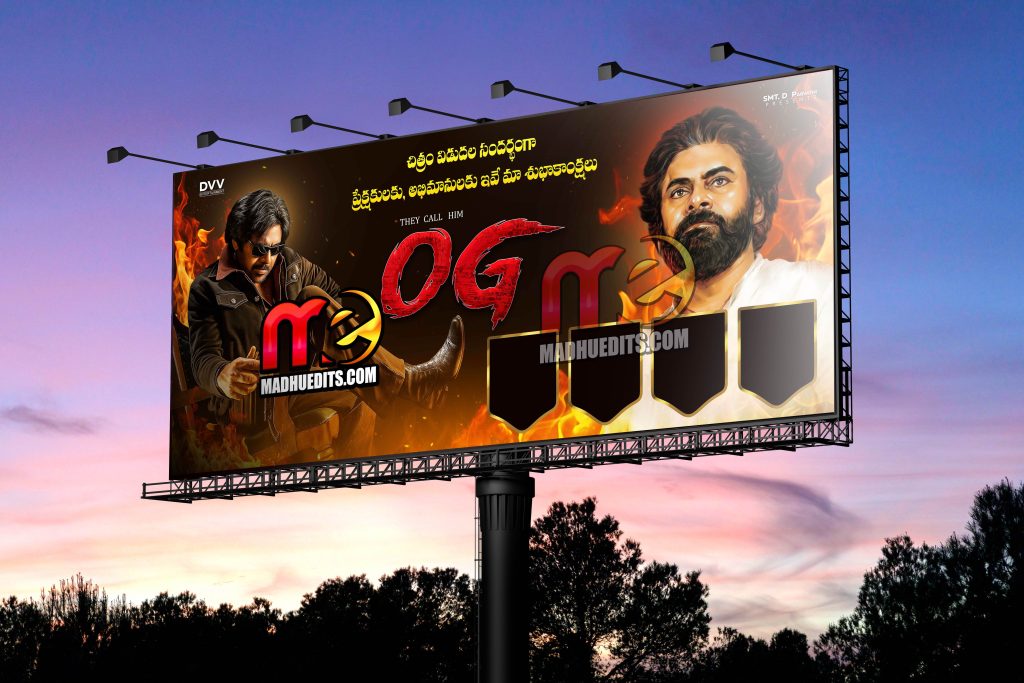 banner flex psd OG pawan kalyan