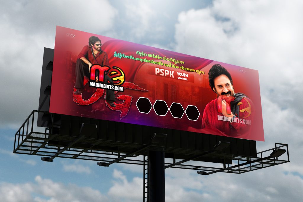 PawanKalyan OG flex banner psd
