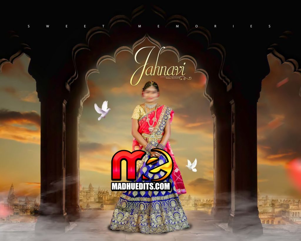 Traditional Half Saree Function PSD
