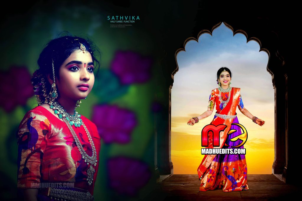 INDIAN saree ceremony ALBUM DESIGN PSD
