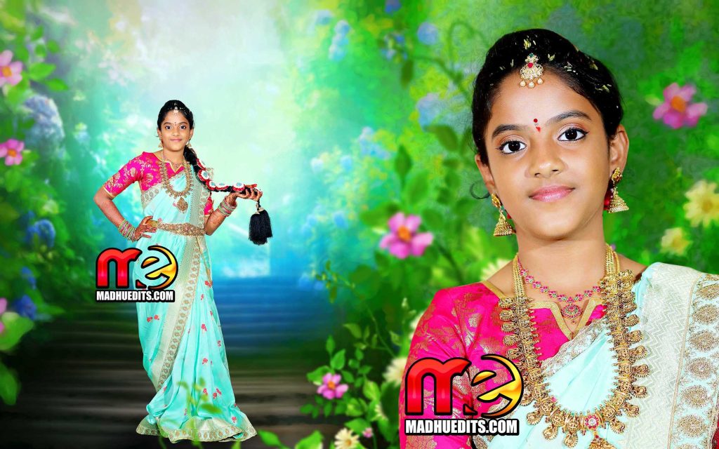 half saree psd files