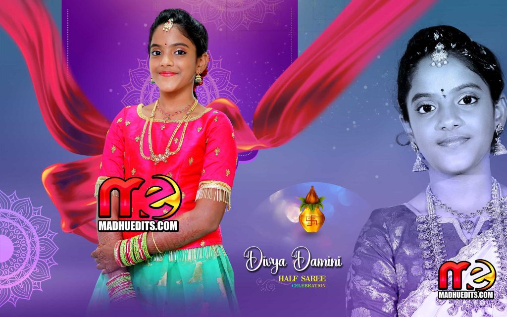 puberty ceremony 15x24 album design psd