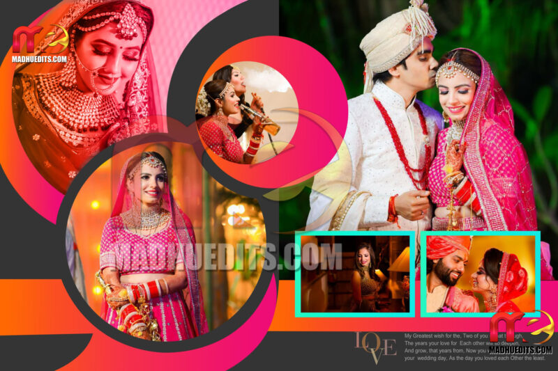 16x24 Wedding Album PSD Templates - MadhuEdits