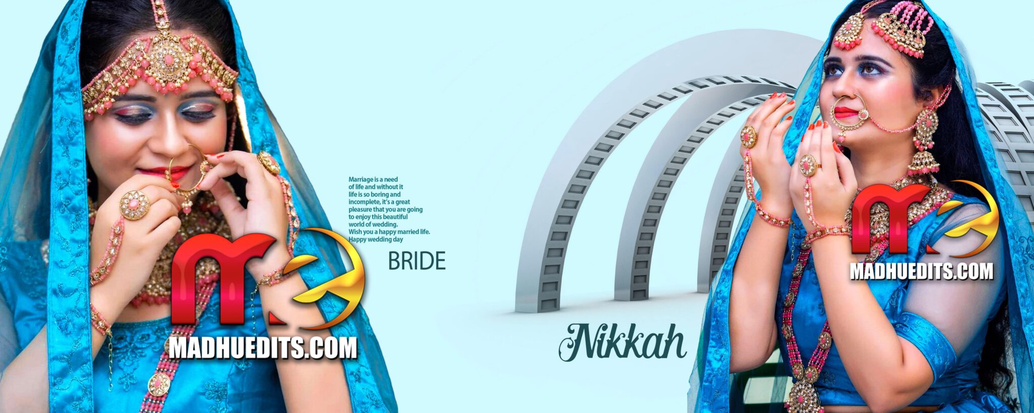 NIKAH MUSLIM WEDDING ALBUM PSD TEMPLATES MadhuEdits