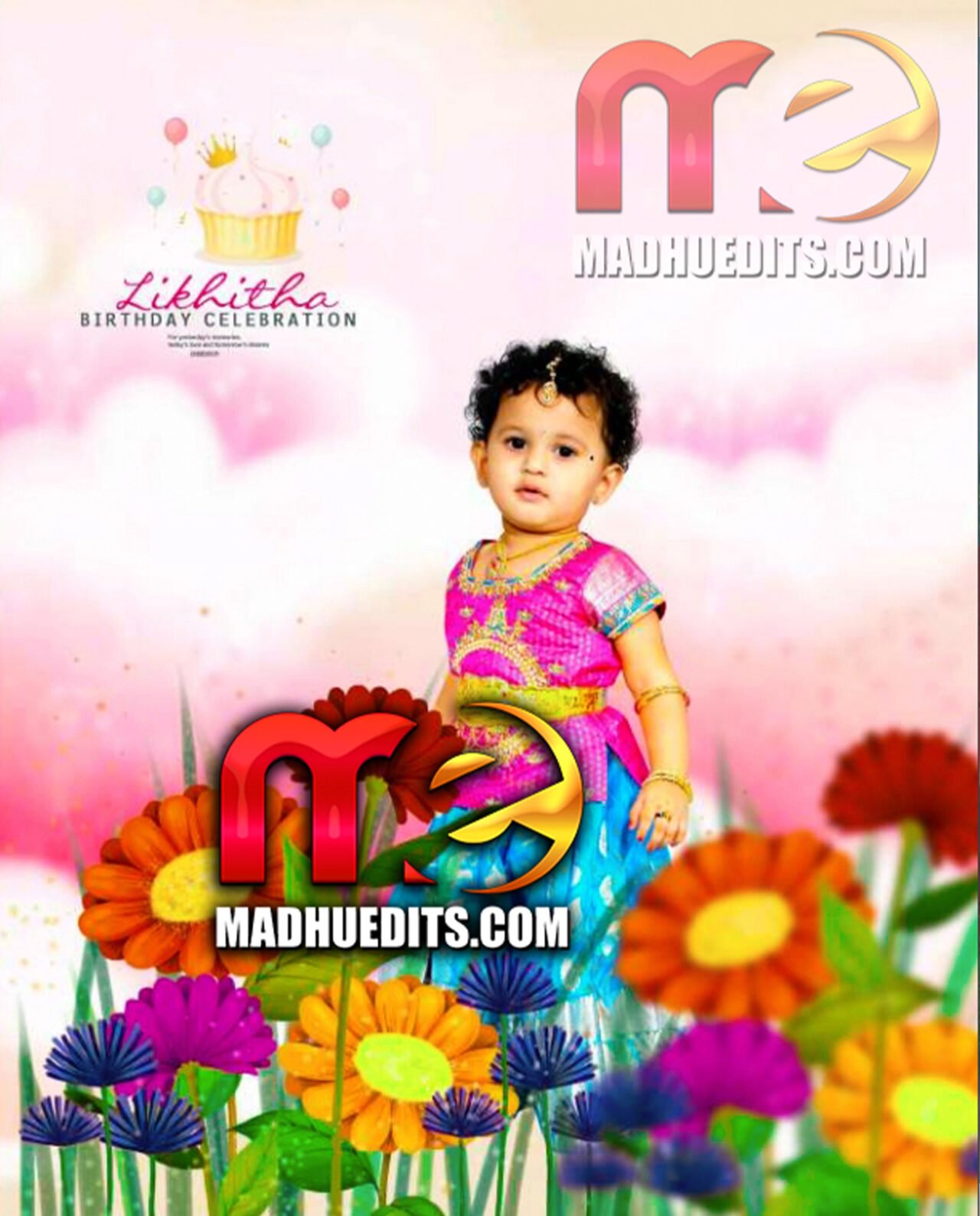 15x24 Birthday Album PSD Templates - MadhuEdits