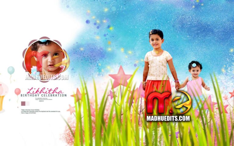 15x24 Birthday Album PSD Templates - MadhuEdits