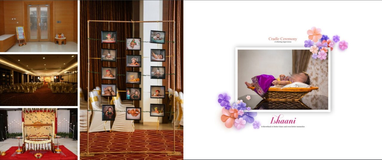 NAMING CEREMONY ALBUM SHEET PSDS - MadhuEdits