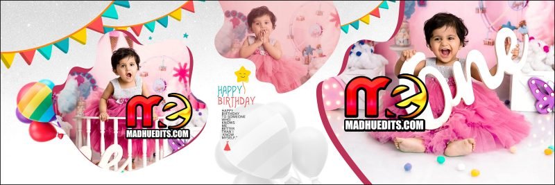 Creative Birthday Album Design PSD Download - MadhuEdits