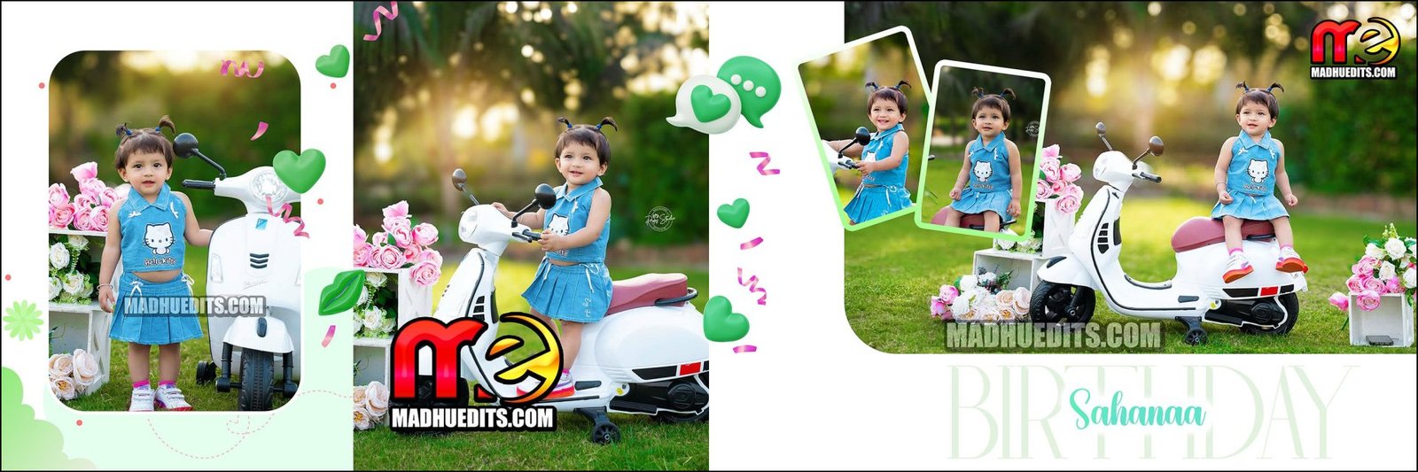 Creative Birthday Album Design PSD Download - MadhuEdits