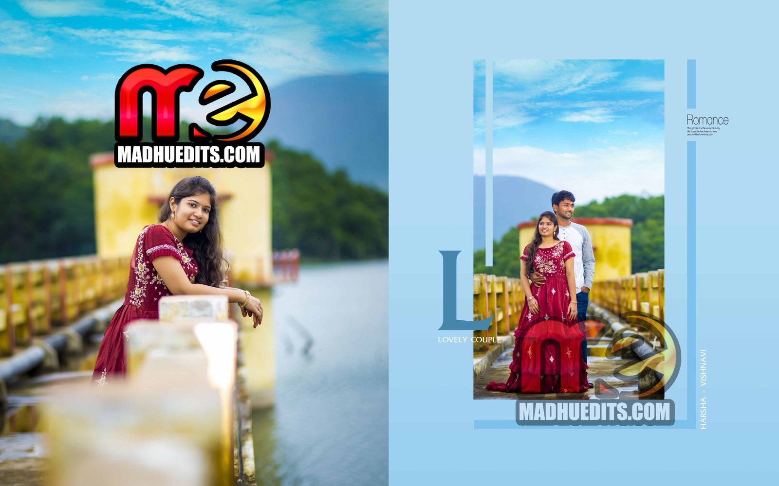 15x24 Pre Wedding Album PSD - MadhuEdits