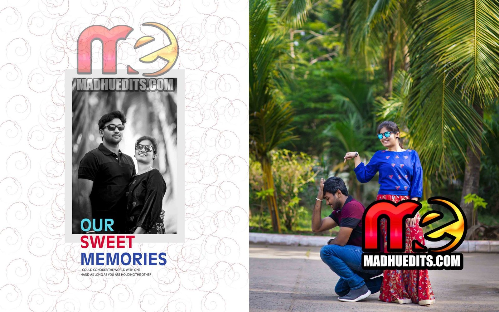 15x24 Pre Wedding Album PSD - MadhuEdits